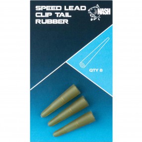 Nasadka Nash Speed Lead Clip Tail Rubber Weed Green 