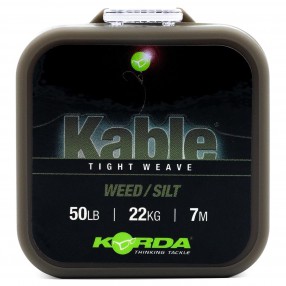 Leadcore Korda Kable Tight Weave Weed Silt 7m 50lb