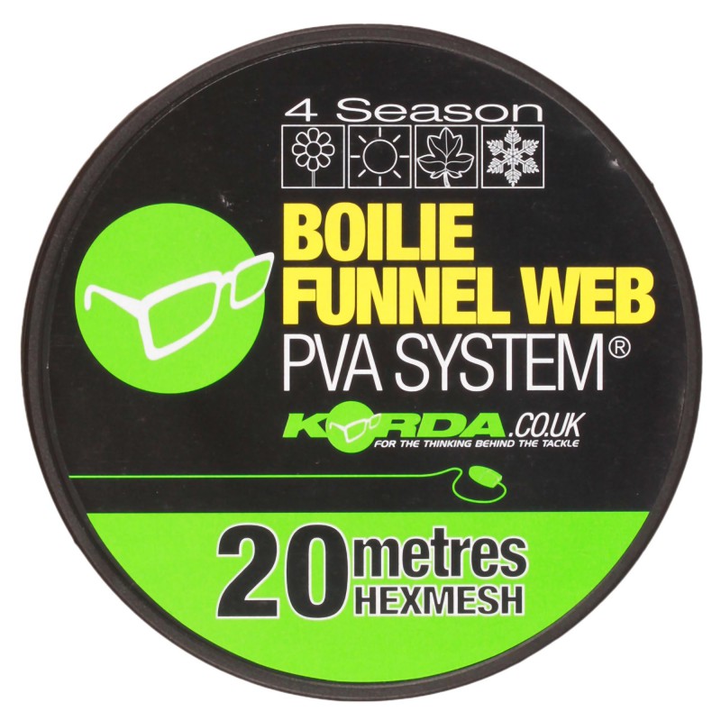 Zapasowa Siatka PVA Korda Boilie Funnel Web Hexmesh 20m Refill