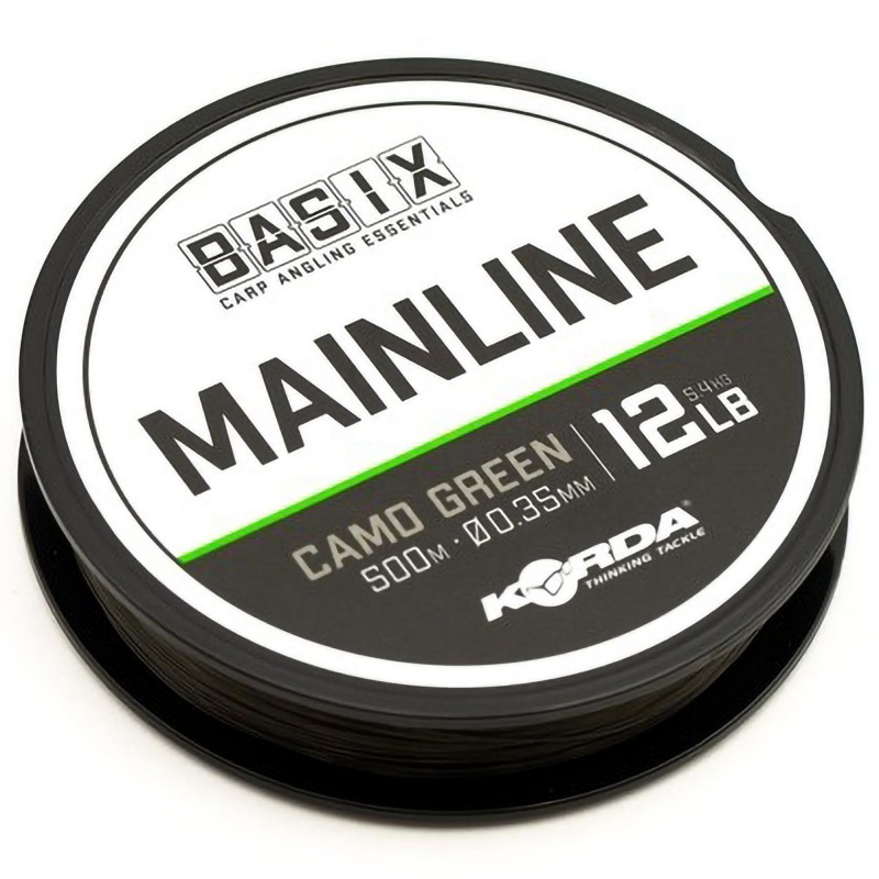 Żyłka Korda Basix Mainline Camo Green 0.35mm 12lb 500m