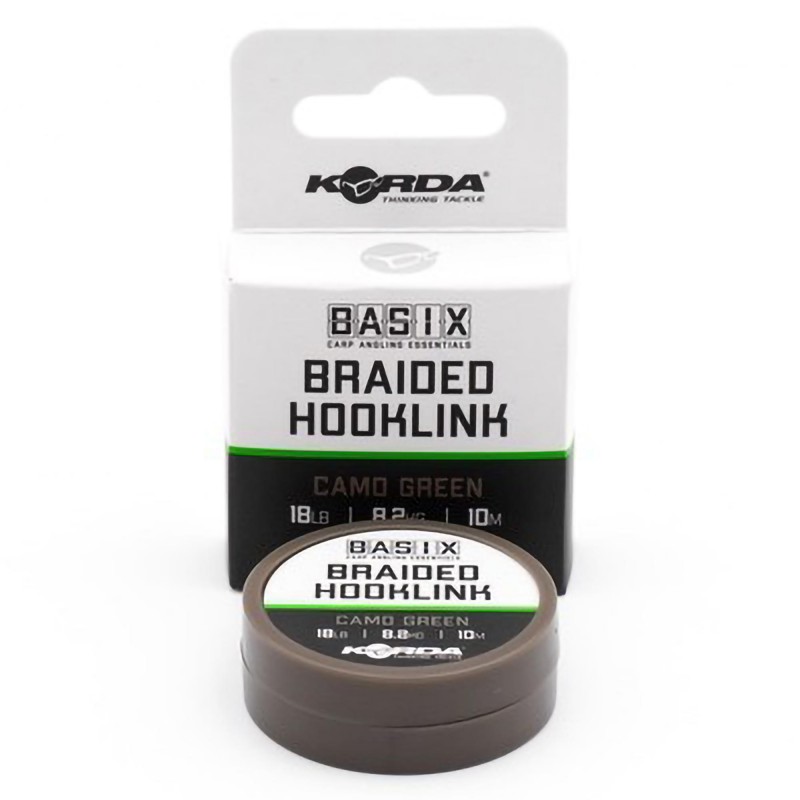 Plecionka Korda Basix Braided Camo Green 18lb 10m