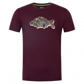 Koszulka Korda Outline Tee Burgundy - XXL