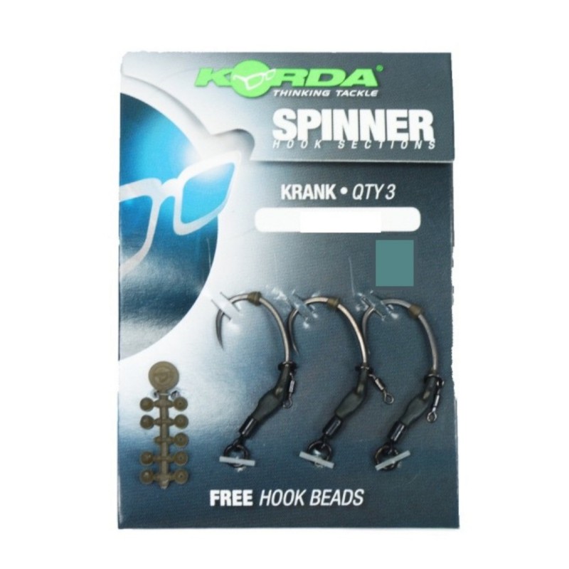 Haczyki Korda Spinner Hook Sections Krank 4 Barbless 