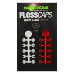 Stopery Korda Floss Caps White/Red