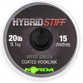 Plecionka Korda Hybrid Stiff Weed Green Coated 20lb 15m