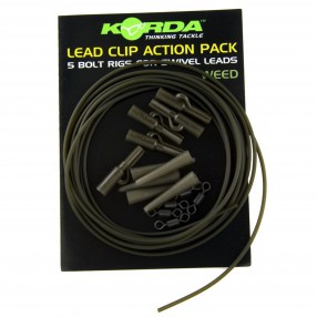 Zestaw Korda Lead Clip Action Pack Weed