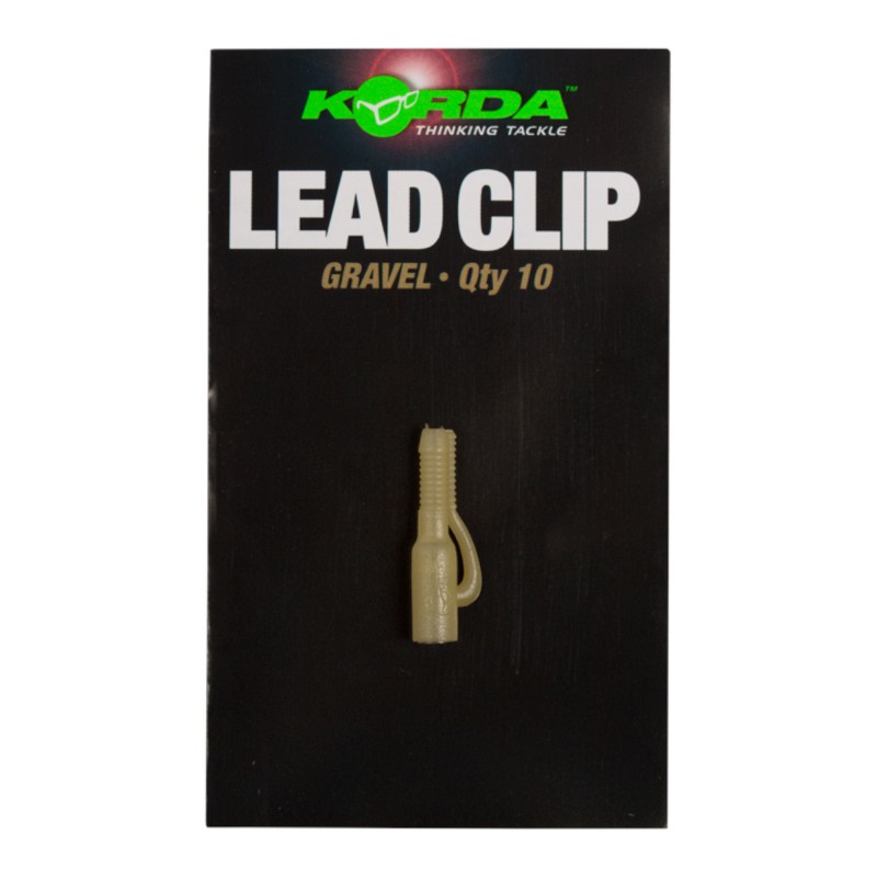 Klipsy Do Ciężarków Korda Lead Clips - Gravel