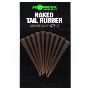 Nasadki Do Bezpiecznego Klipsa Korda Naked Tail Rubber Gravel/Clay