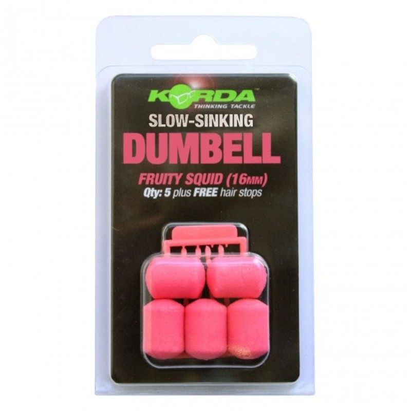 Sztuczne Dumbellsy Korda Slow Sinking Dumbell Fruity Squid 16mm