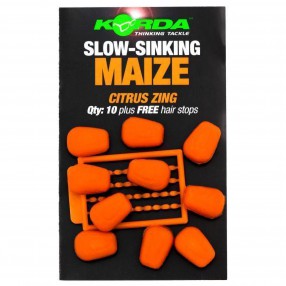 Sztuczna Kukurydza Korda Slow Sinking Maize Citrus Zing - Orange