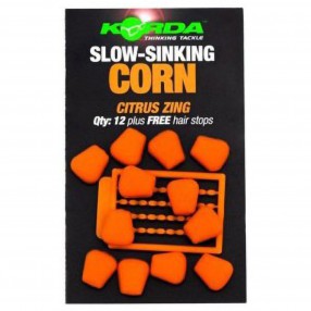 Sztuczna Kukurydza Korda Slow Sinking Corn Citrus Zing - Orange