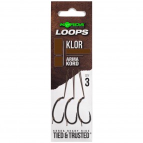 Przypony Korda Loops Klor 2 Micro Barbed 50lb 22kg