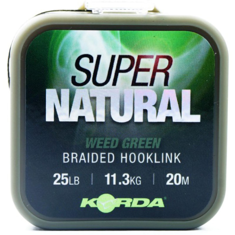 Plecionka Korda Super Natural Weed Green Braided 25lb 20m