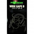 Haczyki Korda Wide Gape B Barbless - 4