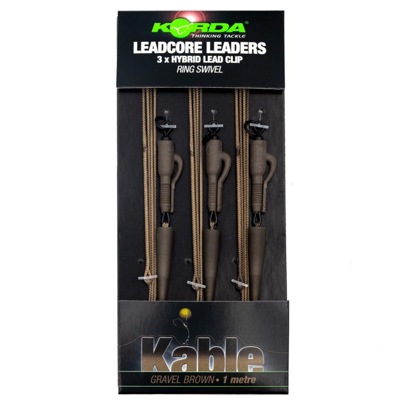 Leadcore Korda Leaders Hybrid Lead Clip Weed/Silt