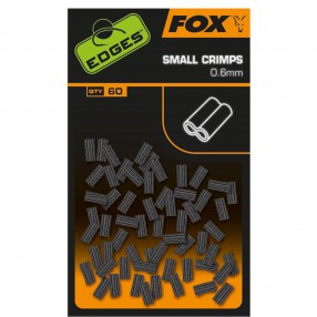Zaciski Fox Edges Crimps Small 0,6mm (60szt.)