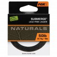 Leadcore Fox Naturals Submerge Leader x10m 50lb/22.7kg