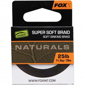 Plecionka FOX Naturals Soft Braid Przypon 20m 25lb