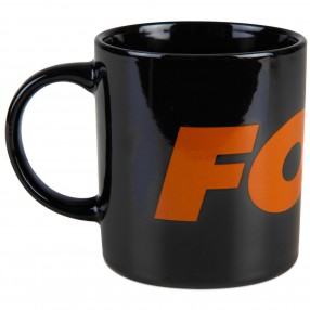 Kubek Fox Black and Orange Logo Ceramic Mug