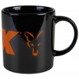 Kubek Fox Black and Orange Logo Ceramic Mug