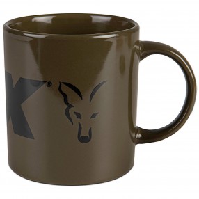 Kubek Fox Green and Black Logo Ceramic Mug