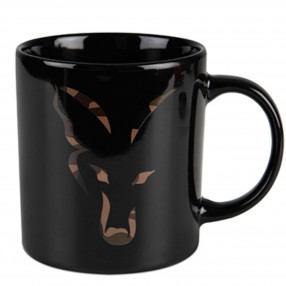 Kubek Fox Black & Camo Head Ceramic Mug