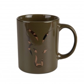 Kubek Fox Green & Camo Head Ceramic Mug