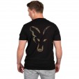 Koszulka Fox Black Large Print T shirt LARGE