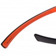 Okulary Fox Collection Wraps - Black/Orange - grey lense