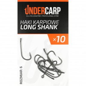 Haczyki Teflonowe Under Carp Long Shank - 6