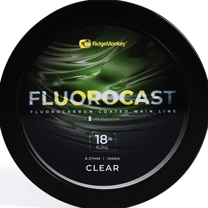 Żyłka RidgeMonkey Fluorocast Fluoro Coated Mainline 0.37mm 18lb 1000m