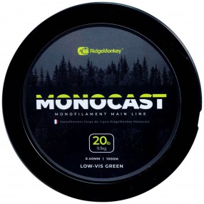 Żyłka Główna RidgeMonkey Monocast Mono Line  0.40mm 20lb 1000m