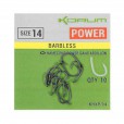 Haczyki Korum Xpert Power Barbless - 12