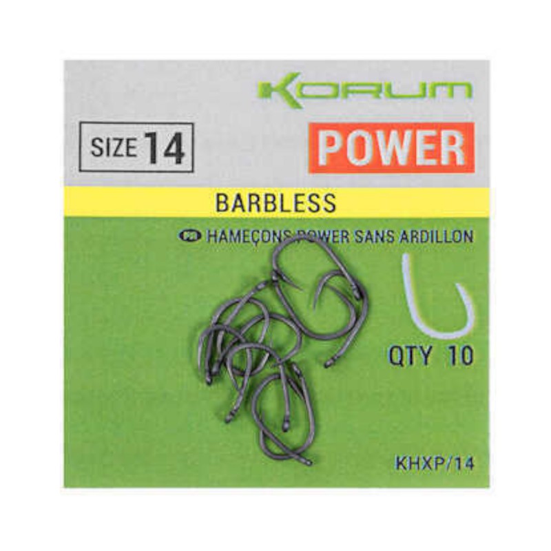 Haczyki Korum Xpert Power Barbless - 14