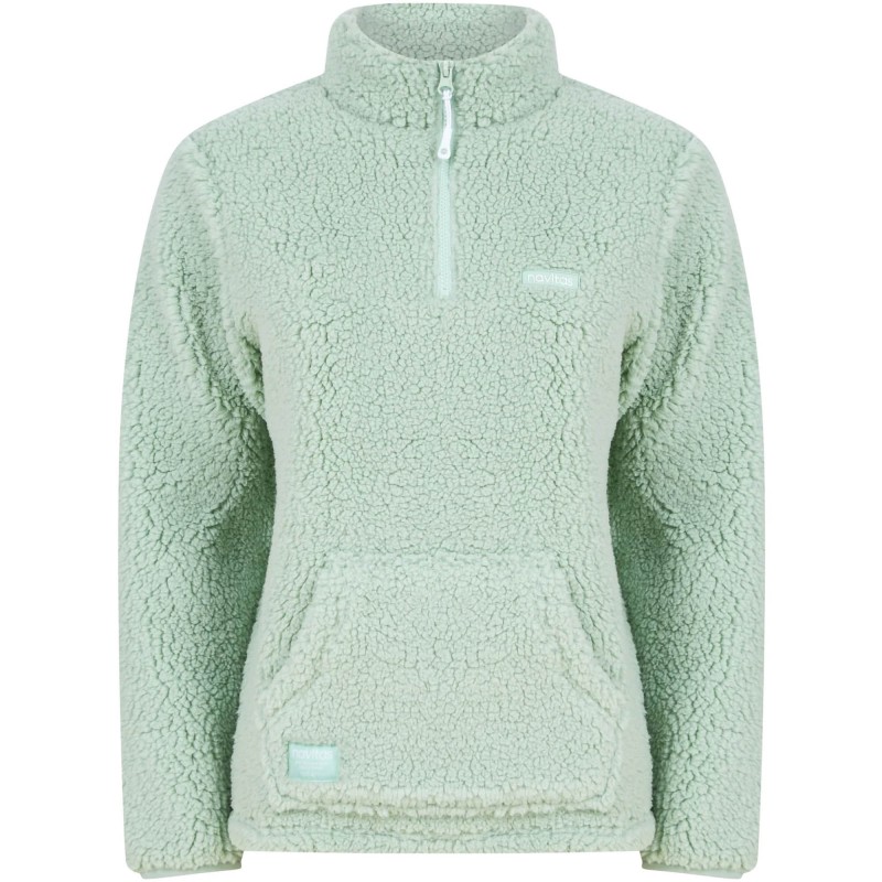 Bluza Navitas Womens Sherpa Pullover Light Green - 2XL