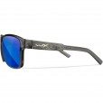 Okulary Wiley X TREK Captivate Blue Mirror Gloss Crystal Dark Grey