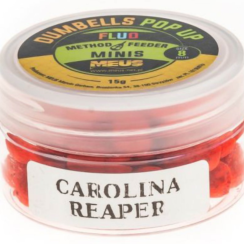 Dumbells Meus Fluo Pop Up 8mm Carolina Reaper MINIS