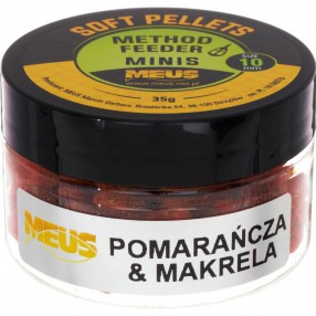 Soft Pellets Meus 10mm Pomarańcza & Makrela MINIS