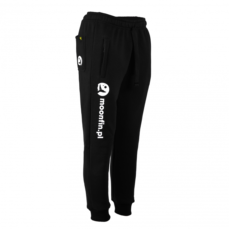 Spodnie Dresowe Moonfin Czarne - XL