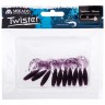 Guma Mikado Twister 3,8cm / Grape / 10szt