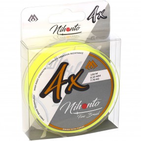 Plecionka Mikado Nihonto Fine Braid 0.10mm/7.7kg/150m - Fluo Żółta