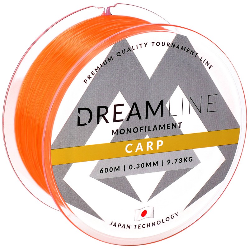 Żyłka Mikado Dreamline Carp 0.30mm/9.73kg/600m - Fluo Pomarańczowa 