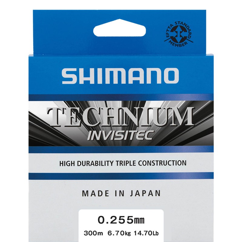 Żyłka Shimano Technium Invisitec 0,255mm 300m 6,70kg