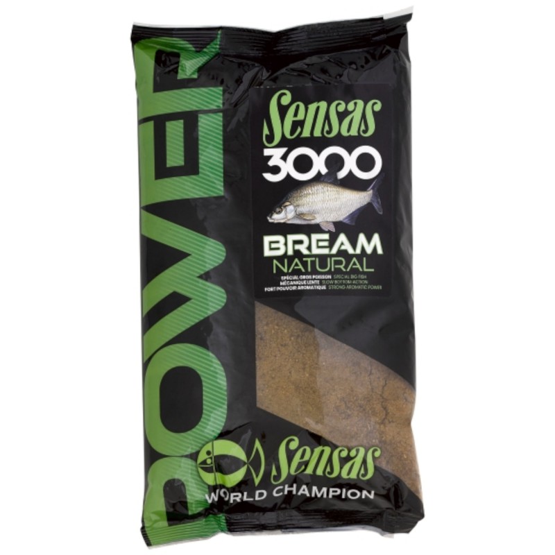 Zanęta Sensas 3000 Power Bream Natural 1kg 