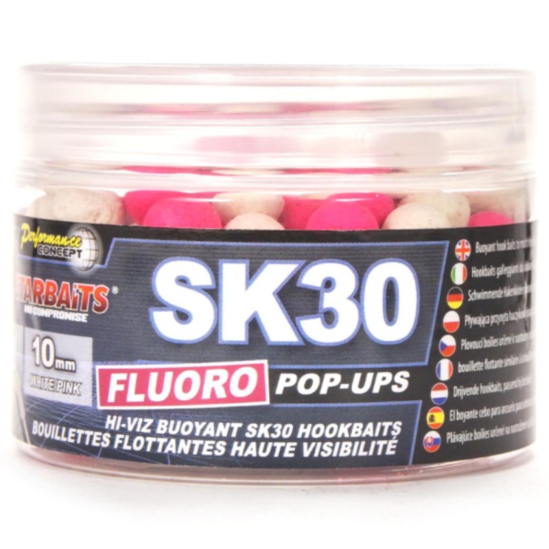 Pływające Kulki Proteinowe Starbaits Pop Up SK30 Boilies Fluo 20mm