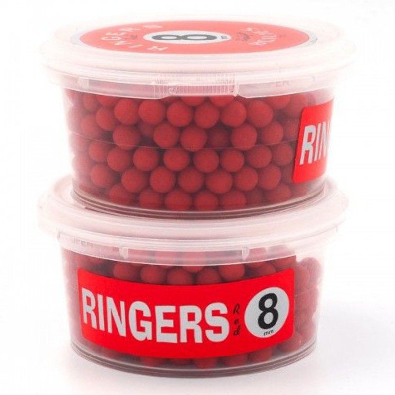 Kulki Ringers Shellfish Boilies Red 8mm