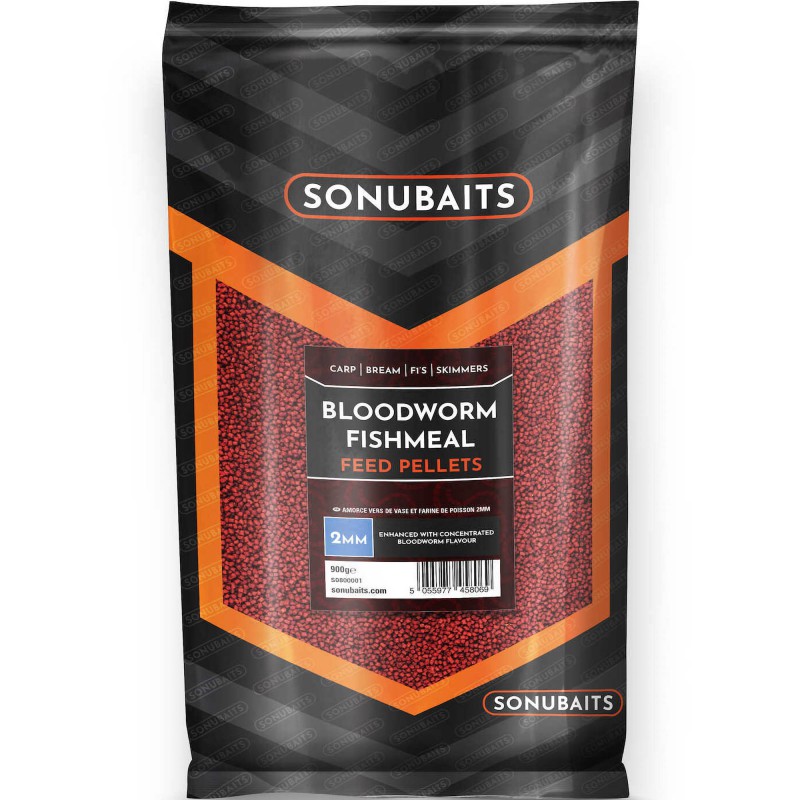 Pellet Sonubaits Feed - Bloodworm 2mm 900g