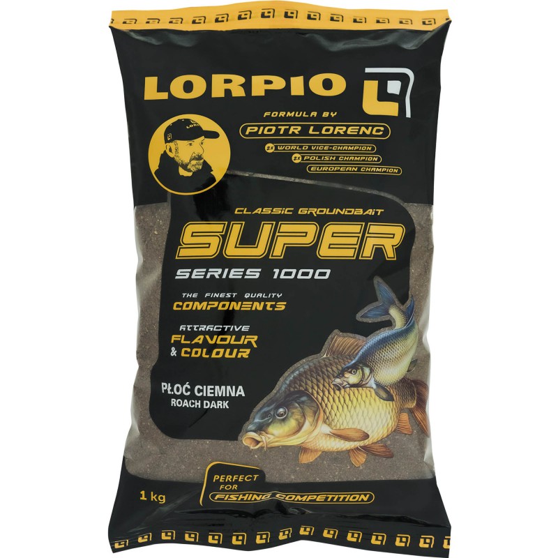 Zanęta Lorpio Super Płoć Ciemna 1000g