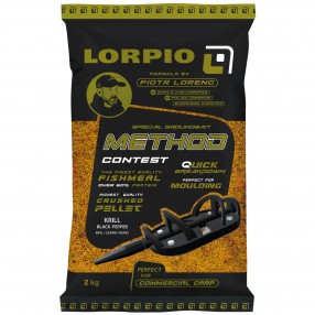 Zanęta Lorpio Method Contest Krill & Black Pepper 2000g