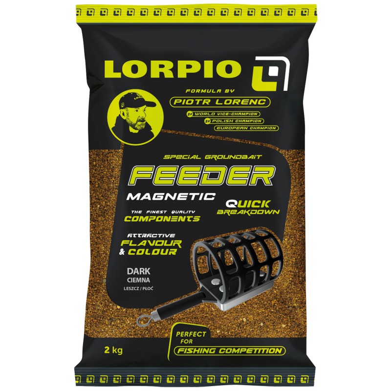 Zanęta Lorpio Feeder Magnetic Dark 2000g